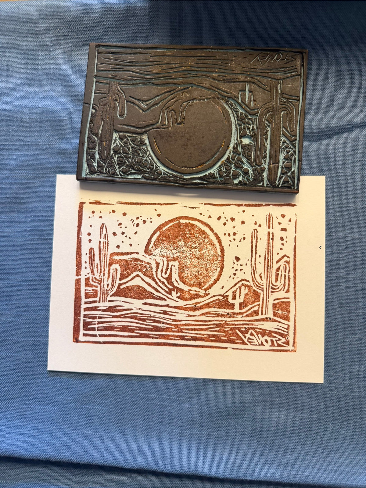 Hand- Sculpted Art Prints- Original Studio Stoney Design